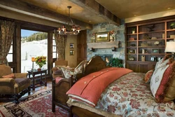 Country bedroom design