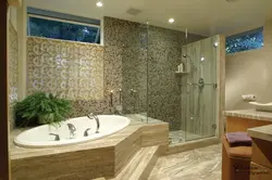 Bathroom With Shower Corner Design