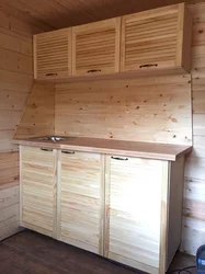 Kitchen Furniture Made Of Pine Photo