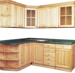 Kitchen Furniture Made Of Pine Photo