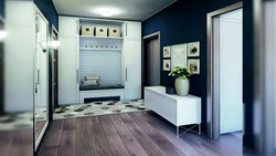 Modern interior corridor of a small apartment