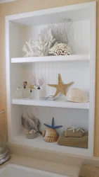 Seashells In The Bathroom Interior Photo