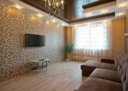Bedroom Interior With Brown Ceiling Photo
