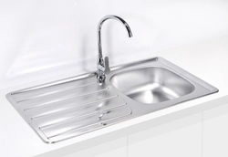 Paslanmayan Poladdan Hazırlanmış Mətbəx Lavabo Şəkli