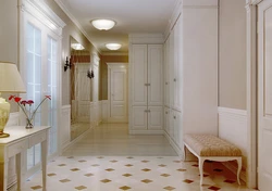 Kitchen and hallway floor design