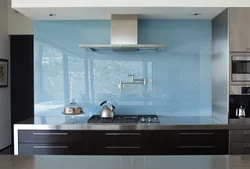 Kitchen design with glass throughout