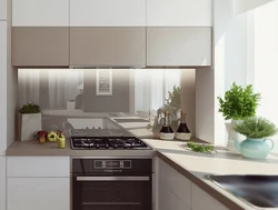 Kitchen design with glass throughout