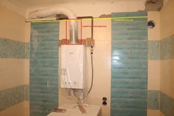 Рамонт ваннай з газавай калонкай з фота