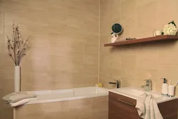 Vinyl tiles for bathroom wall photo