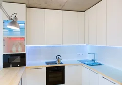 False panel for the kitchen photo in the interior