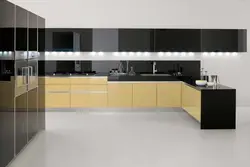 False panel for the kitchen photo in the interior