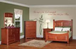 Bedroom interior furniture cherry