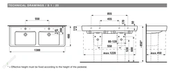 Bathroom sink width photo