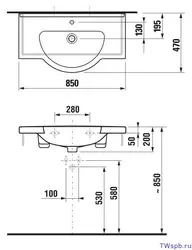 Bathroom Sink Width Photo