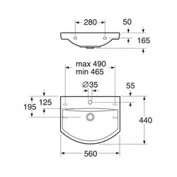 Bath sinks dimensions photo