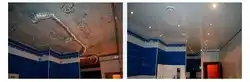 Bathroom ceiling with extractor hood photo