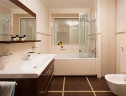 Photo of a standard apartment bath