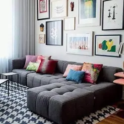 Pillows in the living room photo