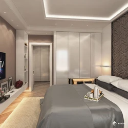 Square bedroom design photo