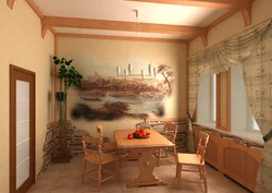 Decorative wall in the kitchen photo ideas