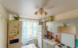 Photo of a stretch ceiling in a kitchen in Khrushchev