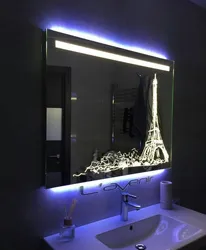 LED strip in the bathroom photo