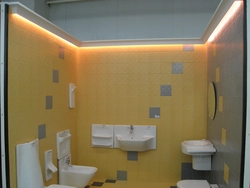 LED strip in the bathroom photo