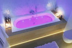 LED strip in the bathroom photo