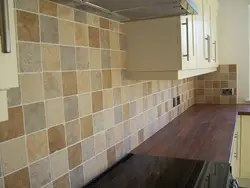 Tiles for the kitchen with a pattern for the kitchen photo