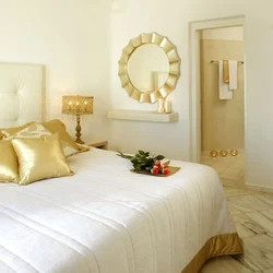 Bedroom Design In Gold Tone