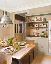Beautiful cozy kitchen photos in the apartment