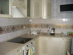 Тарҳи backsplash сафолҳои ошхона