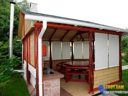 Summer kitchens at the dacha projects photos economy class