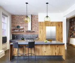 Color of the walls in the kitchen in the kitchen under the tree photo