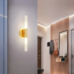 Wall lamps for corridors and hallways photo