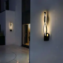 Wall lamps for corridors and hallways photo
