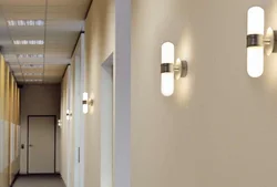 Wall Lamp In The Hallway Photo