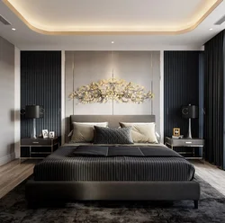 Beautiful bedroom interiors in a modern