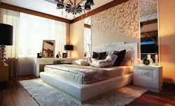 Beautiful bedroom interiors in a modern