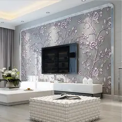 Non-woven wallpaper for the kitchen and bedrooms photo