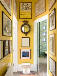 Yellow hallway interior