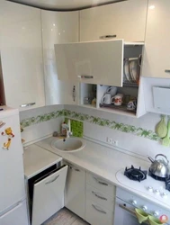 Кухонный Гарнитур Для Маленькой Кухни В Хрущевке Фото 6 Кв
