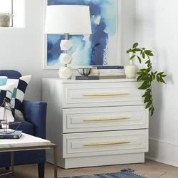 Chest of drawers photo design for a bedroom in a modern style