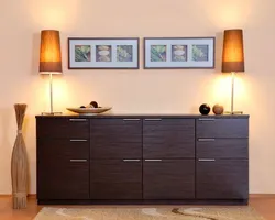 Chest of drawers photo design for a bedroom in a modern style