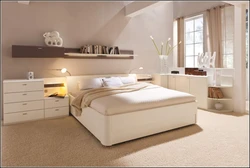 Chest of drawers photo design for a bedroom in a modern style