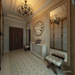 Design of a large hallway in a house