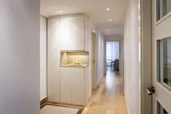 Kitchen and hallway design in a small apartment photo