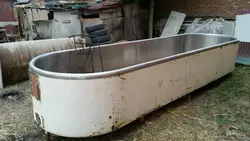 Ваннаҳои аз пӯлоди зангногир акс
