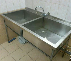 Ванны з нержавейкі фота