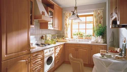 Interior of a small cozy kitchen